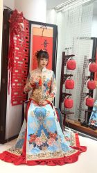 -懿沉香中式嫁衣礼服秀禾服龙凤褂马来褂旗袍总店