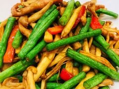 白玉菇珍珠菌炒柳肉-潮喜竹溪荔湖酒家(荔枝湾店)