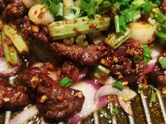 葱椒爆牛肉-绿茶餐厅(布吉万象汇店)