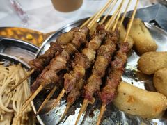 -山野的朋友露营炭火烤肉