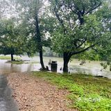 杭州持续暴雨，余杭双溪水位暴涨！原本的露营地全部被淹了！ 