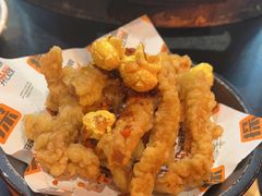 嘭嘭小酥肉-探鱼·鲜青椒爽麻烤鱼(三水广场店)