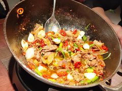 现炒黄牛肉-小隐人家(乐松店)