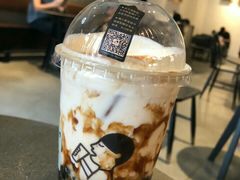 烤黑糖波波牛乳茶-喜茶(广州中山六路店)