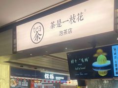 门面-茶是一枝花泡茶店