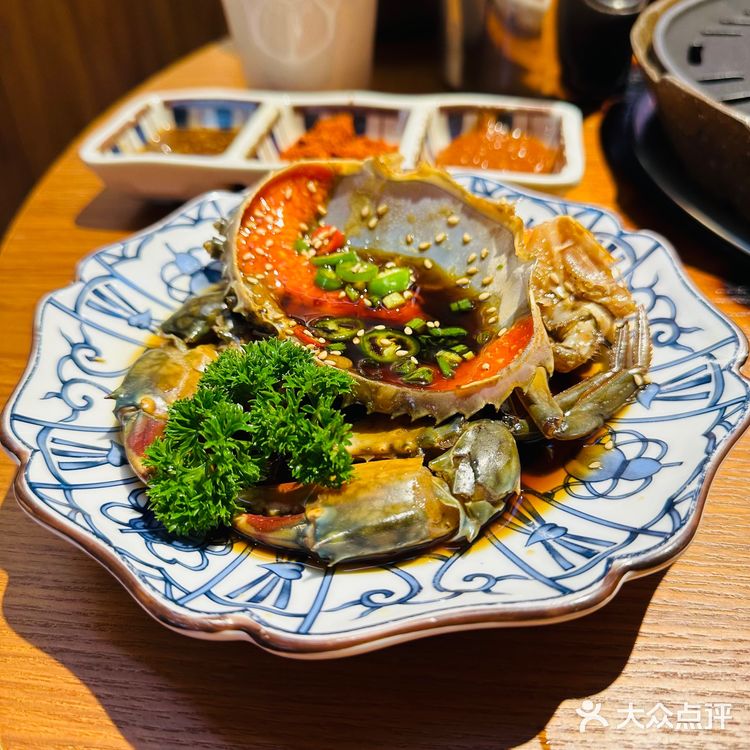 [吐]好吃到口水止不住的烤肉。蟹酱拌饭！