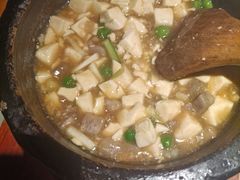 石锅鸡汤豆腐-绿茶餐厅(光谷世界城步行街店)