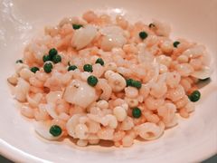 鸡头米百合炒虾仁-玫瑰厅上海菜(兴国路店)