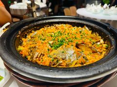 砂锅焗东海大黄鱼-小隐院子·庭院餐厅(大学城后湖店)