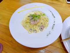奶油腌肉蘑菇面-LUCCA卢卡西班牙海鲜饭(远洋广场店)