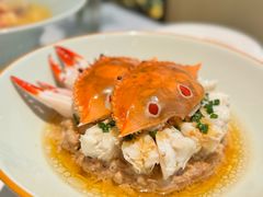 土猪肉饼蒸三眼蟹-火璽·園