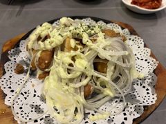 洋葱芥末酱炸鸡-咕咕站韩国料理(紫金港店)