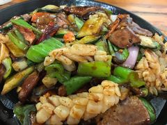 鱿鱼爆猪肝铁板-卢庄(江汉路店)