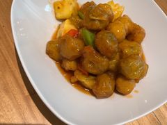 菠萝咕咾肉-朵朵开素食餐厅(后宰门街店)