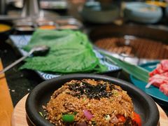 铁板黑牛牛肋排炒饭-韩烧牛中牛·甄选黑牛烤肉(黑金店)