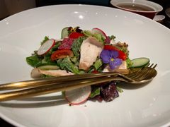 土鸡肉蔬菜沙拉配黑松露酱汁-觅唐MITONG(鸟巢店)