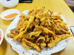 干炸鲜蘑-屋里家延边朝鲜族冷面(南园店)