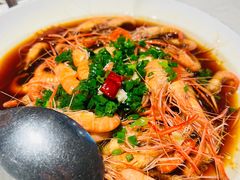 葱油大河虾-钱塘花园·宁波菜