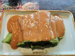麻酱油麦菜-江边城外烤全鱼(方庄时代购物中心店)