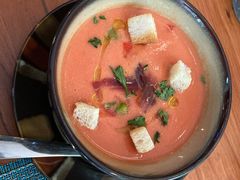 西班牙番茄冷汤配伊比利亚火腿-帕歌西班牙餐厅paco tapas
