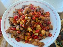 双椒炒鸡-金味老饭铺(晚报店)