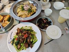 菜心炒鸡杂-林辉家宴·本地家常菜·头牌清远鸡(先锋店)