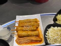 炸鱼饼串-山·烤辣鸡韩国料理(西溪路店)
