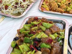 炒焖子-路书奇炝锅绿豆面(万客隆店)