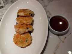 香煎虾饼-双合园·海鲜水饺青岛菜(上清路店)