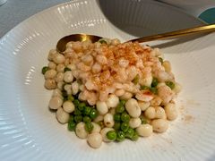 淮扬鸡头米炒手剥河虾仁-狮王府淮扬菜(夫子庙老门东店)