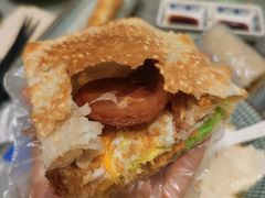 餐肉蛋烧饼-桃园眷村(万象天地店)
