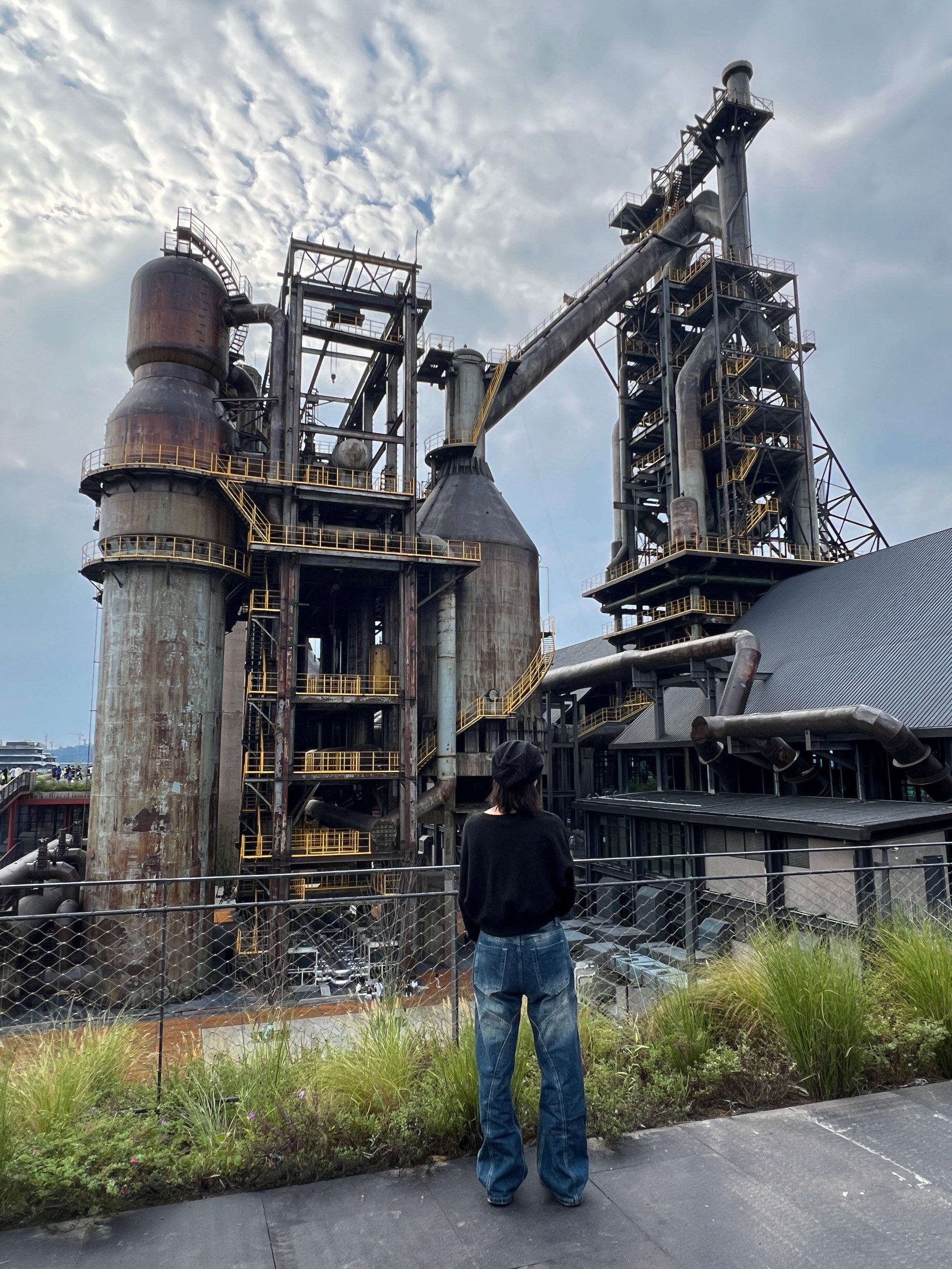 杭州 大运河杭钢公园 钢厂 撒野女孩不得来