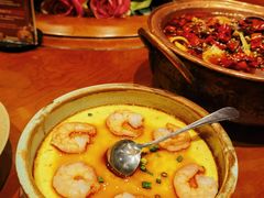 虾仁蒸蛋-水煮三国·川鲁江湖菜(香山店)