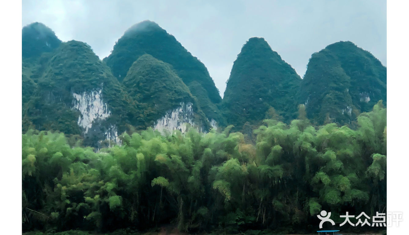阳朔旅行↗0元打卡20元人民币背景观景台