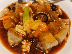 渔村三鲜焖子-小船渔村•大连菜•大连焖鱼(黄河路店)