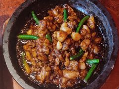 酱爆石锅蛙-绿茶餐厅(蓝色港湾店)