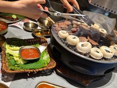 -草家酱蟹炭火烤肉店(珲春南路一店)