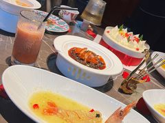 生腌大红虾-海派悦庭·海胆烧麦·新融合菜(凯德广场店)