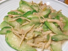 笋干丝瓜-老头儿油爆虾(星光一期店)