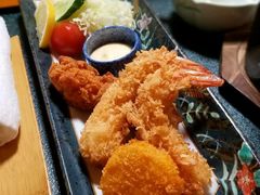 吉列炸大虾可乐饼-花钟亭花屋日式旅馆