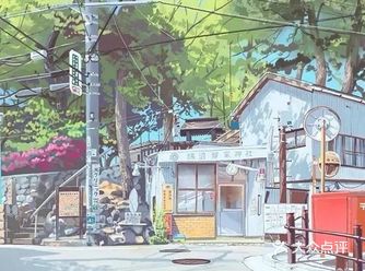 日本画师笔下的水彩小屋，感受小城独特的治愈感！