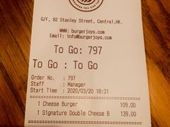 -Burger Joys Central(中环士丹利街店)