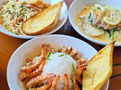 浓汤浸大虾配白饭及法包-阿甘虾餐厅(凌霄阁店)