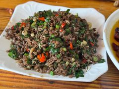 炒牛肉-阿葉农家饭店