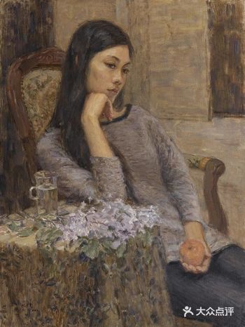 一组中国人物油画作品欣赏