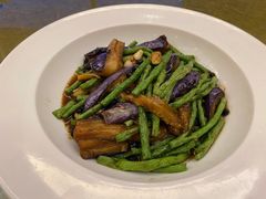 青豆角烧茄柳-东豪园林海鲜酒家(南港路辅路店)