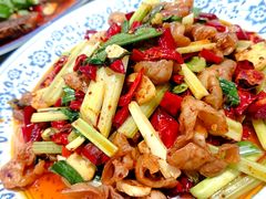 干煸肥肠-平乐古镇孙血旺