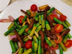 青芥炒美国牛肋条-喜悦海鲜大酒楼(钱柜广场店)