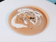 奶油蘑菇汤&nbsp;mushroom&nbsp;soup-MARU玛露音乐餐厅(大学路店)