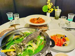 青柠檬酸汤清水鲈鱼-狮拾久·现代新加坡料理(福田COCO Park店)